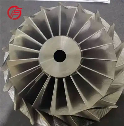 Impeller Kipas Las Impeller Titanium Integral Cor Presisi